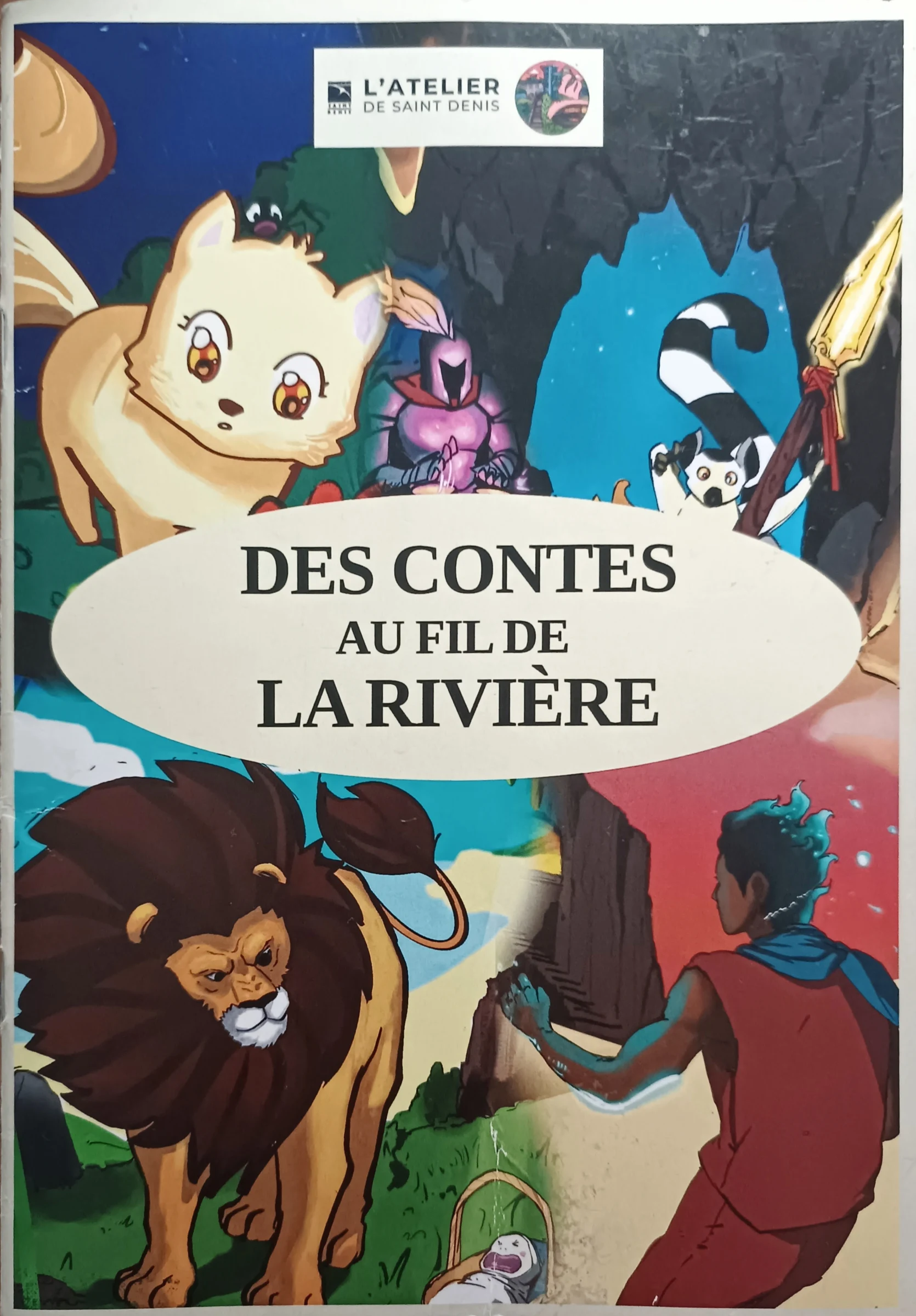 Book cover illustrée de Des contes au fil de la rivière.